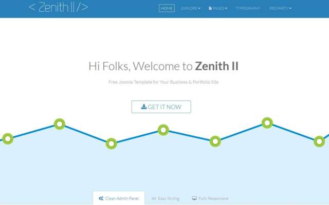 Шаблон Joomla ZenithII ZenithII